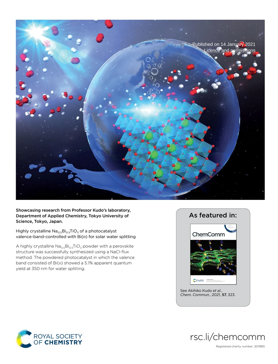 2021 Chemical Communications cover image